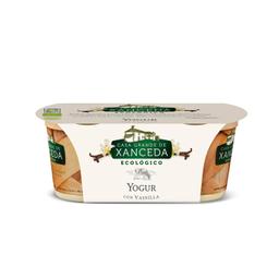 Yogur con vainilla ecológico Casa Grande de Xanceda sin gluten pack de 2 unidades de 125 g