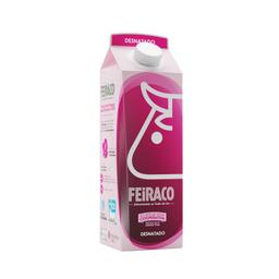 Leche desnatada FEIRACO brik 1 l