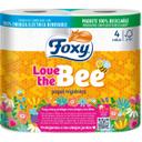 Papel higiénico love in the bee foxy, paquete 4 rollos