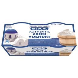 MEVGAL Yogur griego natural con un 10% de materia grasa 2 x 150 g