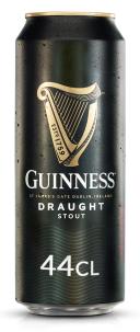 Cerveza Guinness Draught irlandesa negra lata 44 cl