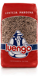 Lenteja pardina extra luengo, paquete 1 kg