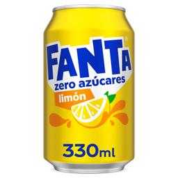 Fanta de limón Zero lata 33 cl