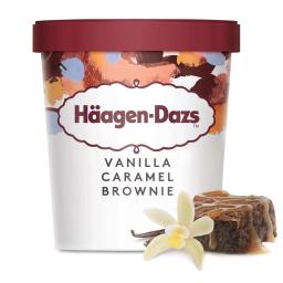 Helado de vainilla caramelo brownie Häagen Dazs 460 ml