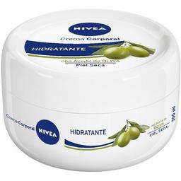 Crema corporal con aceite de oliva nivea, tarro 300 ml