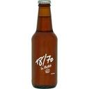 Cerveza rubia 18/70 botella 33 cl