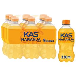 KAS Refresco de naranja Junior pack 9 uds x 33 cl