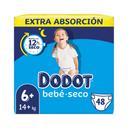 DODOT Bebé-seco Pañales talla 6+ (+14 kg) 48 uds