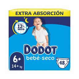 DODOT Bebé-seco Pañales talla 6+ (+14 kg) 48 uds