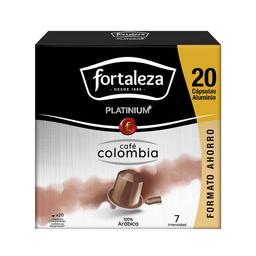 FORTALEZA PLATINIUM Café en cápsulas Colombia 20 uds