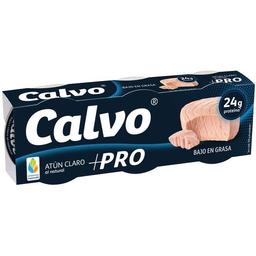 Atún claro natural +pro calvo, pack 3x65 g