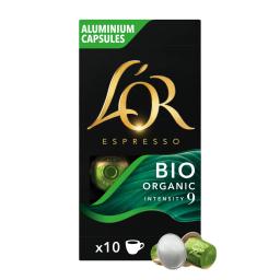 Café espresso en cápsulas ecológico L'or Bio Organic 10 ud