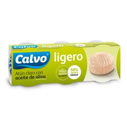 Atún claro con aceite de oliva Calvo pack de 3 latas de 56 g