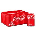 Refresco de cola clásica Coca-Cola lata 12 x 33 cl