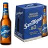 Cerveza San Miguel 0,0 alcohol pack de 6 botellas de 25 cl