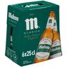 Cerveza Mahou Clásica pack de 6 botellas de 25 cl