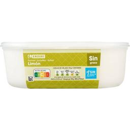Sorbete de limón eroski, tarrina 1 litro
