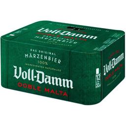 Cerveza voll-damm, pack lata 12x33 cl