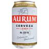 Cerveza aurum, lata 33 cl