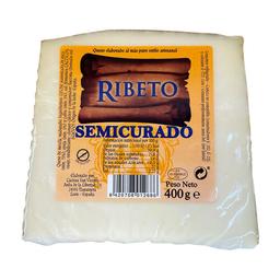 RIBETO Cuña de queso semicurado elaborado de forma artesanal RIBETO 400 g