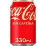 Refresco de cola sin cafeína coca cola, lata 33 cl