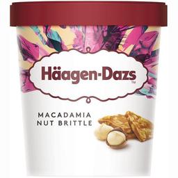 Helado de vainilla-nuez de macadamia haagen dazs, tarrina 400 g