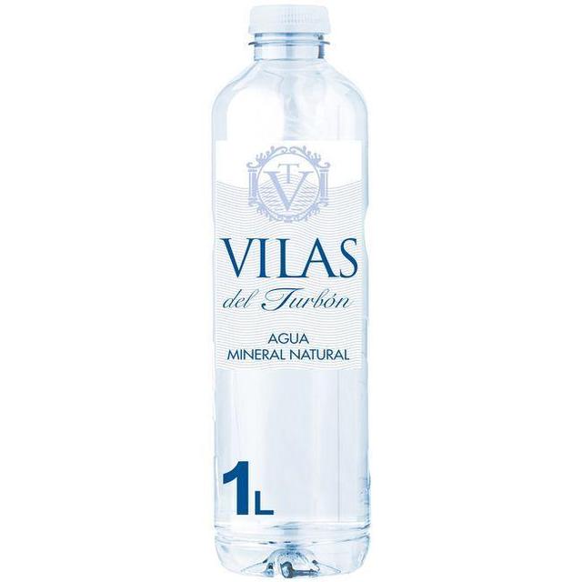 Agua mineral vilas del turbón, botella 1 litro