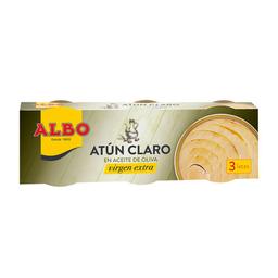 ALBO Atún claro en aceite de oliva virgen extra 68 x 3 g