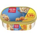 Helado sabor nata con caramelo salado frigo, tarrina 1 litro