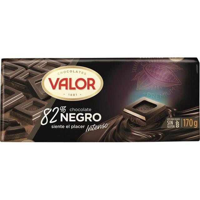 Chocolate negro 82% valor, tableta 170 g