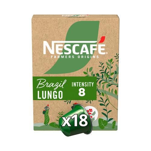 Café brasil compatible nespresso nescafé farmers, caja 18 uds