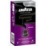 Café espreso intenso compatible nespresso lavazza, caja 10 uds