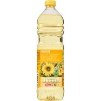 Aceite de girasol eroski, botella 1 litro