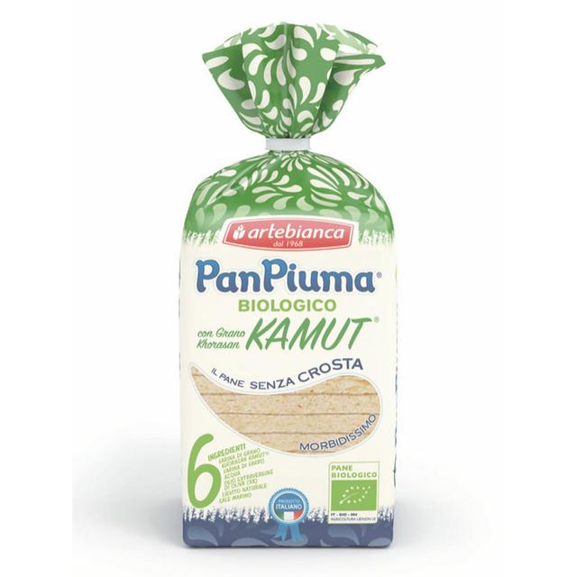 Pan de molde sin corteza ecológico Khorasan Kamut PanPiuma Artebianca 300 g