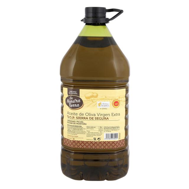 Aceite de oliva virgen extra De Nuestra Tierra garrafa 5 l