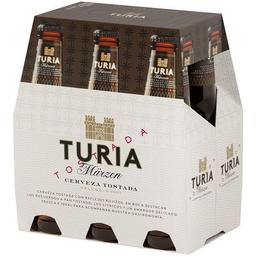 Cerveza turia, botellín pack 6x25 cl