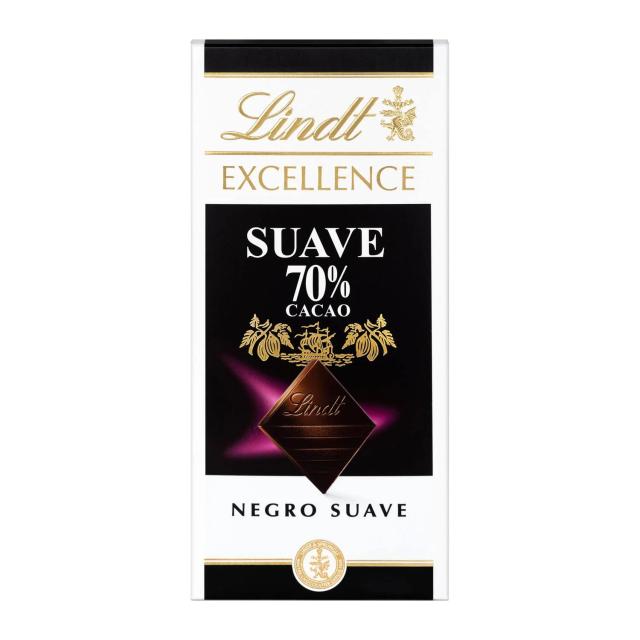 Chocolate negro suave 70% Lindt Excellence 100 g
