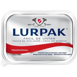 Mantequilla sin sal fácil de untar lurpak, tarrina 200 g