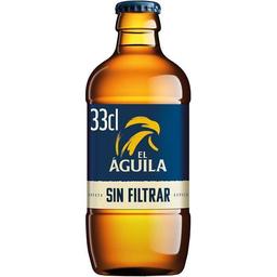 Cerveza sin filtrar el aguila, botellín 33 cl