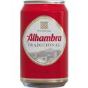 Cerveza tradicional Alhambra lata 33 cl