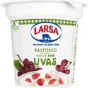 Yogur con uvas larsa, tarrina 125 g
