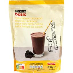 Instantáneo al cacao eroski basic, bolsa 800 g