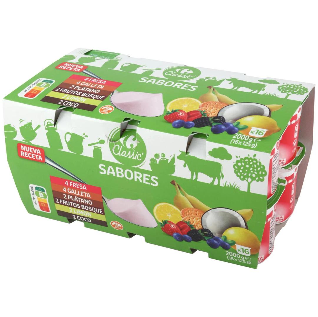 Yogur de sabores