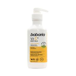 BABARIA Leche corporal (Body milk) con vitamina C, para todo tipo de pieles 500 ml