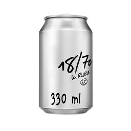 LA RUBIA 18/70 Cerveza en lata, 1 uds 33 cl. 