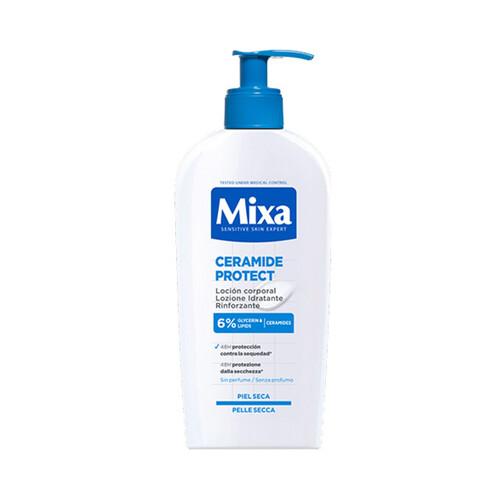 MIXA Ceramida protect Loción corporal hidratante para pieles secas 400 ml