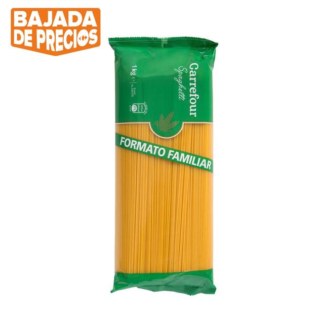 Pasta espaguetis Carrefour 1 kg