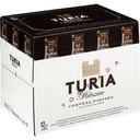 TURIA Cerveza tostada Valencia pack 12 botellas x 25 cl