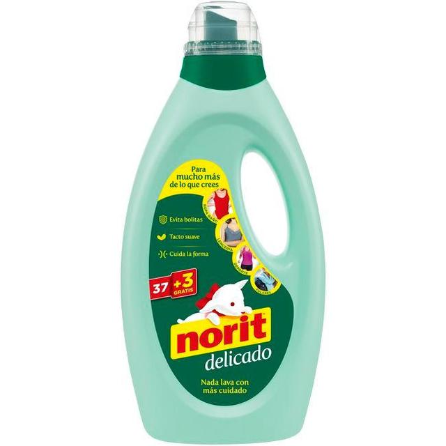 Detergente delicado máquina norit, garrafa 1.215+90 ml