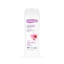 Leche corporal nutrición intensa aceite de almendras dulces pieles secas Babaria 400 ml